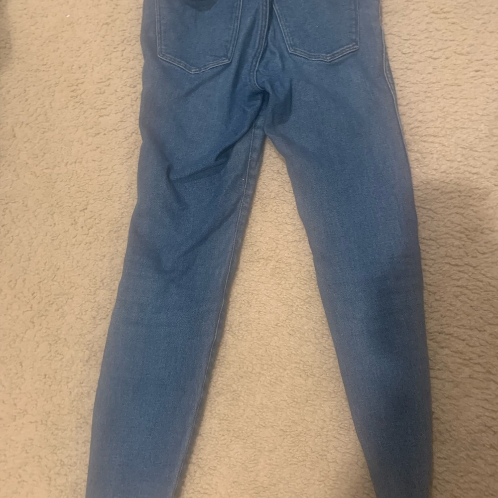 Madewell button up skinny jeans